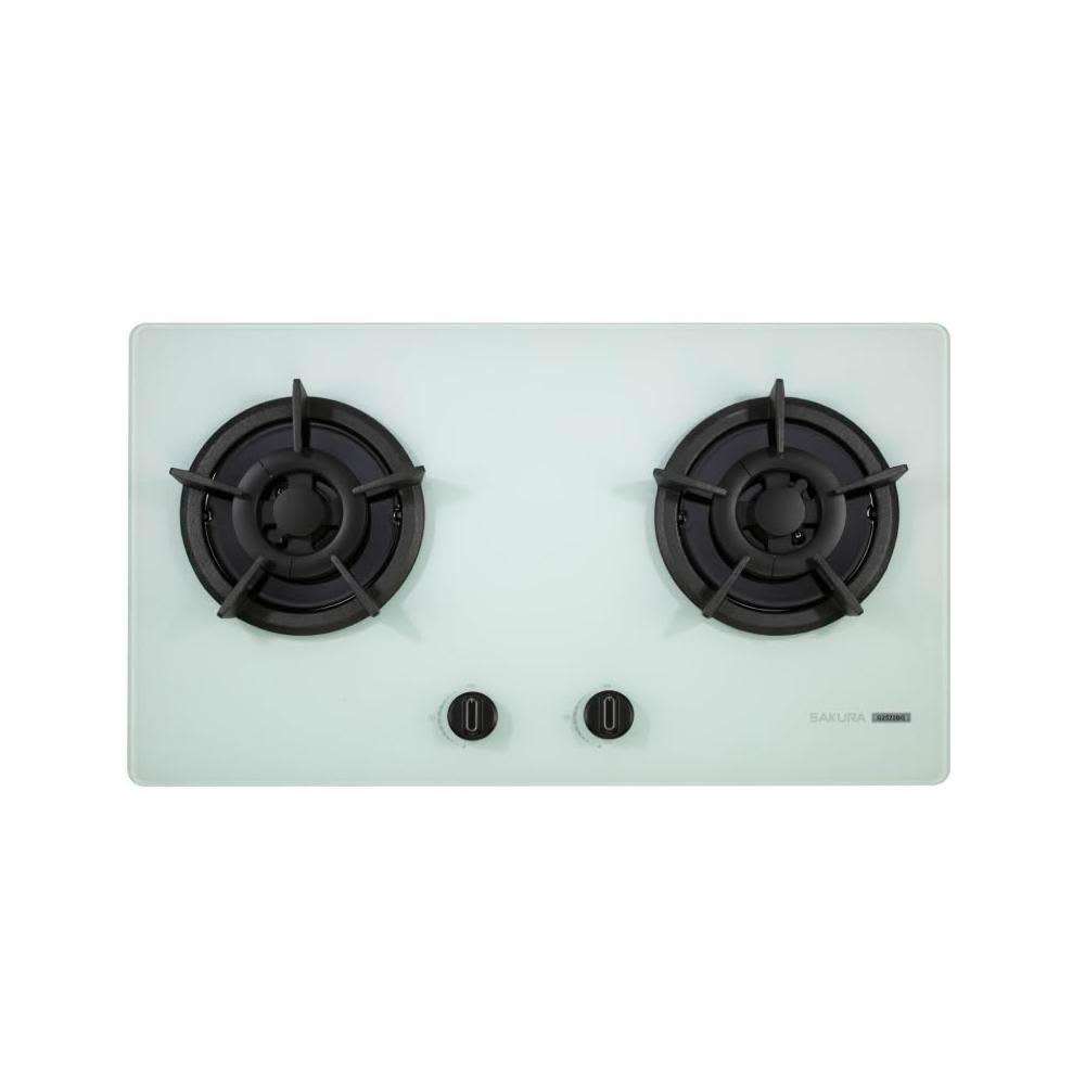 SAKURA櫻花 智能 二口 小面板 易清 檯面爐 白玻 G2522BG 瓦斯爐 二口爐 (全國安裝)