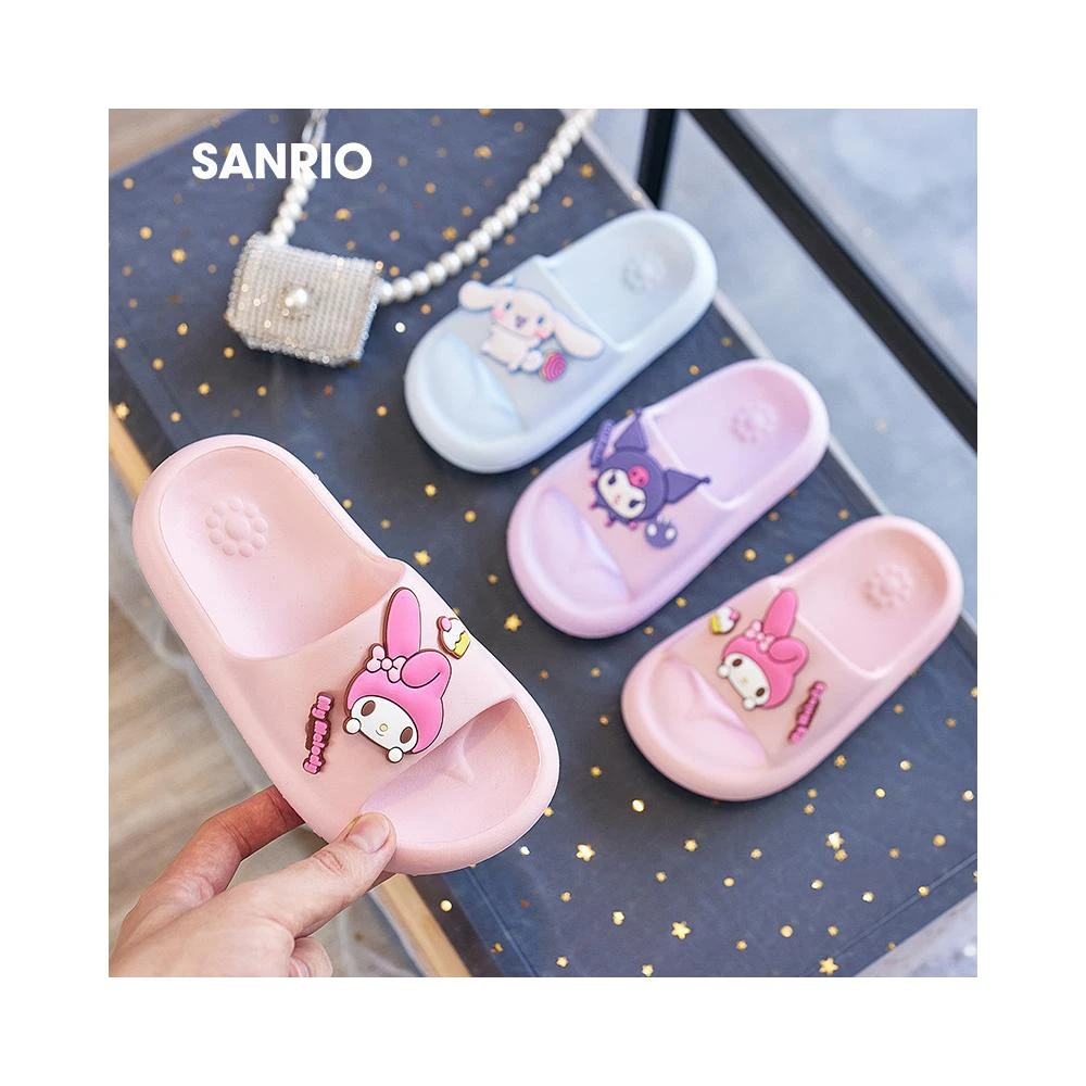三麗鷗家族兒童卡通夏季拖鞋 室內外軟底防滑拖鞋 E2235