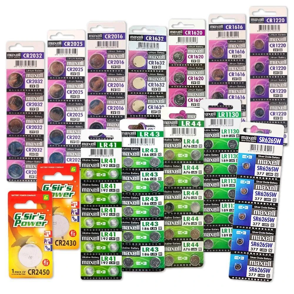 【maxell】鈕扣型鋰電池