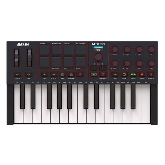 AKAI】AKAI MPK MINI MK3 25鍵MIDI鍵盤編曲錄音台灣公司貨附贈編曲軟體