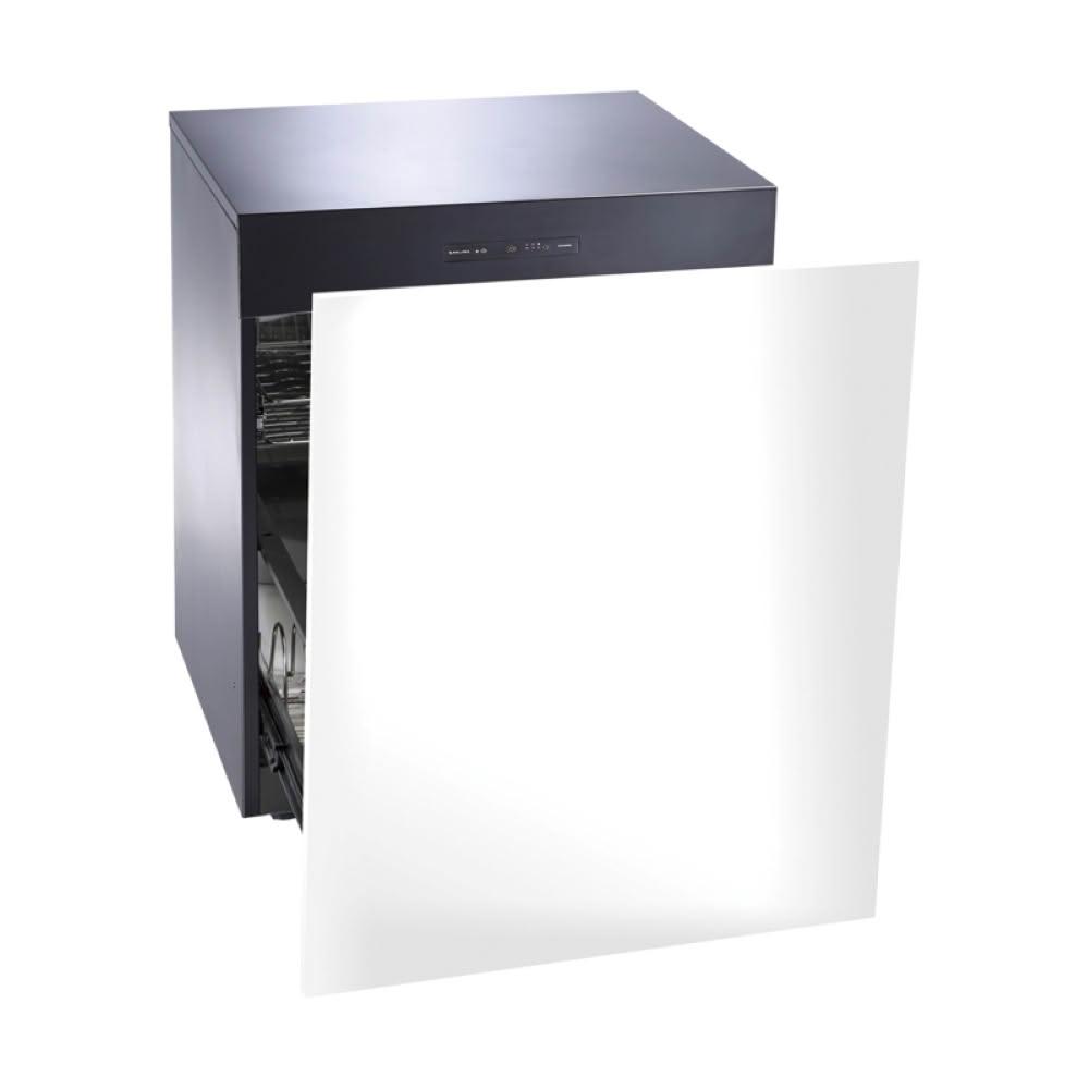 【SAKURA 櫻花】Q-7596BML 殺菌烘碗機 (含基本安裝)｜落地烘｜自備門板｜高70寬50｜不銹鋼｜緩衝滑軌｜臭氧＋PTC熱風循環｜