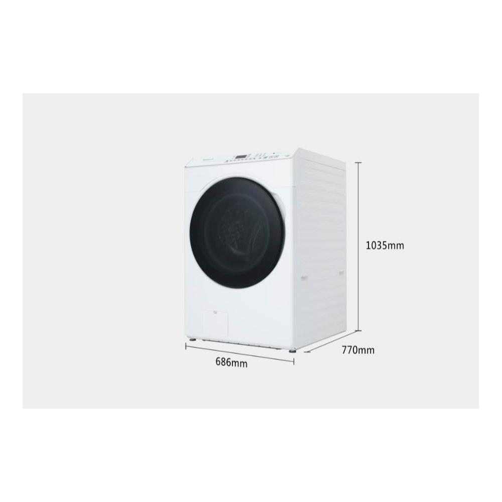 【Panasonic 國際牌】NA-V190RW 高效抑菌系列 溫水滾筒洗衣機 洗衣 19kg 智慧潔淨 健康護衣