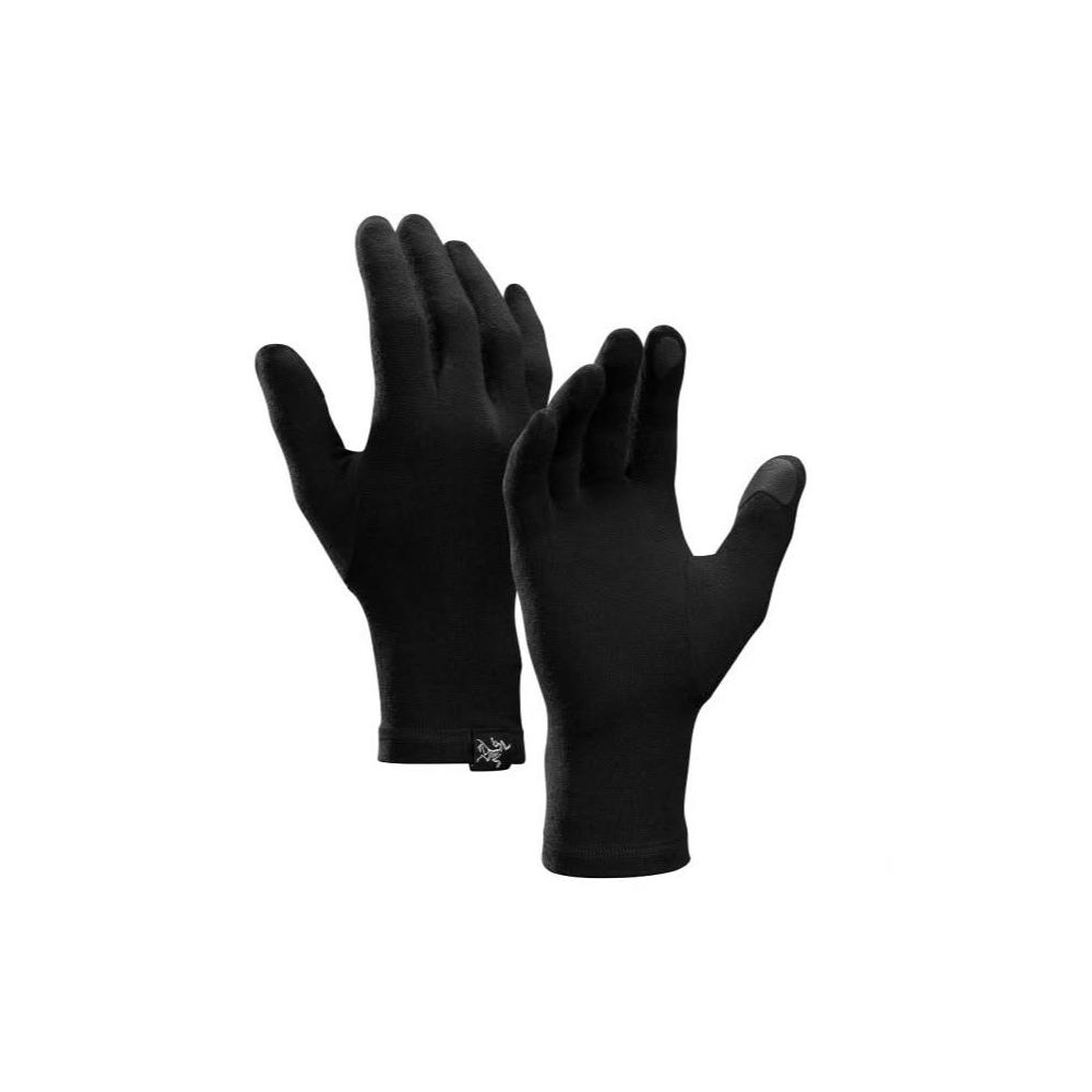 【Arcteryx 始祖鳥】Gothic 美麗諾羊毛 保暖 觸控手套 黑 X000006539 綠野山房