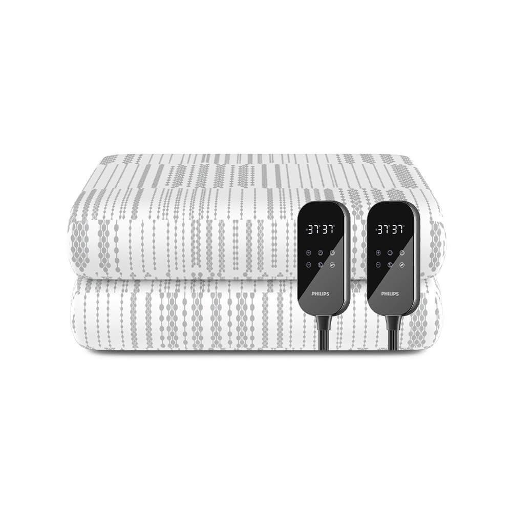 【Philips 飛利浦】180*150cm雙人雙控恆溫定時電熱毯 (AHR3142ED)