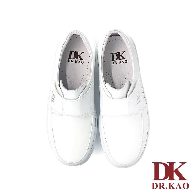 DK 高博士】休閒舒適魔鬼氈空氣護士鞋女款89-5753-50 白色