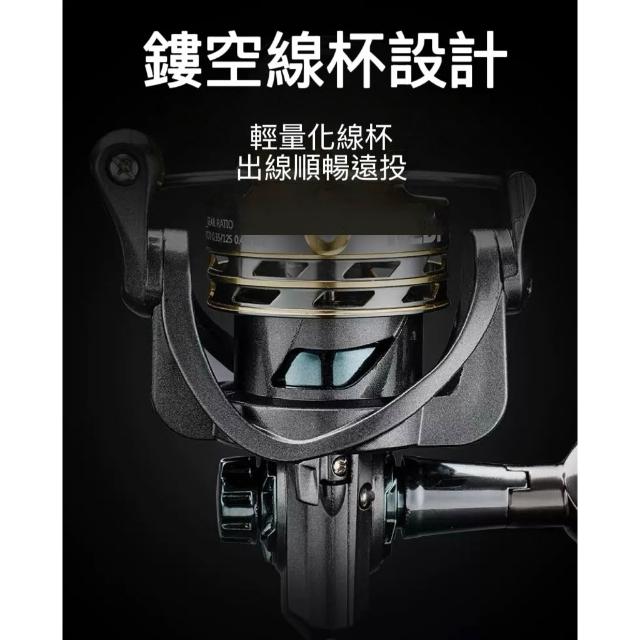 }200型糸付き小魚輪 HEOK 二代加強版金屬捲線器漁輪紡車輪釣魚捲線器前打輪磯釣輪海釣船釣