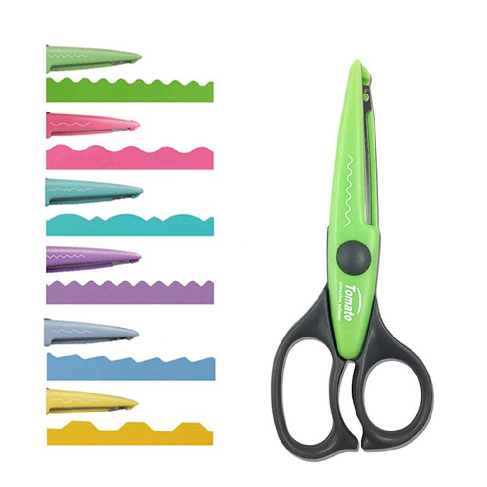 【MBS 萬事捷】Tomato  花邊剪刀-共六款  TS-18001｜小波浪｜大波浪｜城堡｜閃電｜鋸齒｜山脈  手帳