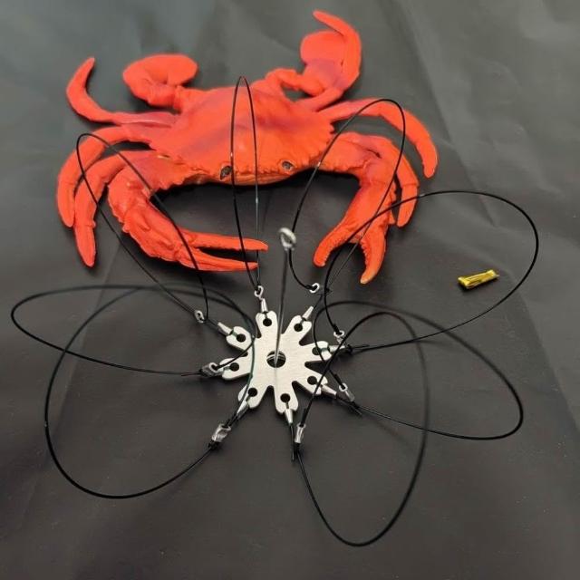 不空軍漁具店釣新款螃蟹神器青蟹手工配件大閘蟹套裝釣蟹毛蟹河蟹工具