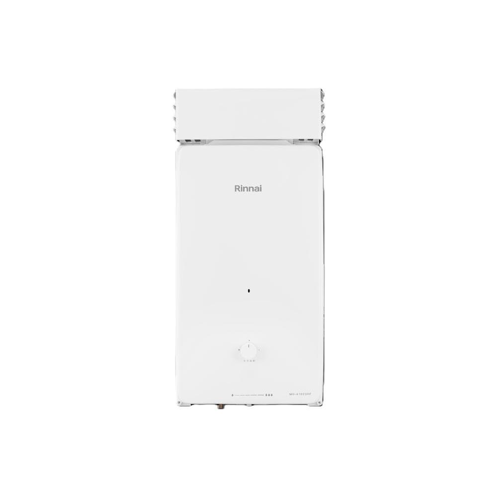 【林內】RU-A1023RF 自然排氣熱水器 (僅配送) (僅配送)｜屋外型｜RF式｜10公升｜加強抗風型｜無氧銅｜銅製水盤｜