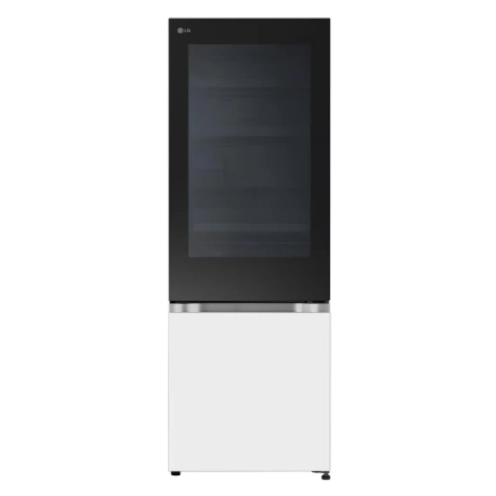 【LG 樂金】GN-BF330WV 332公升 InstaView™ 敲敲看變頻雙門冰箱｜雲朵白 (含基本安裝)