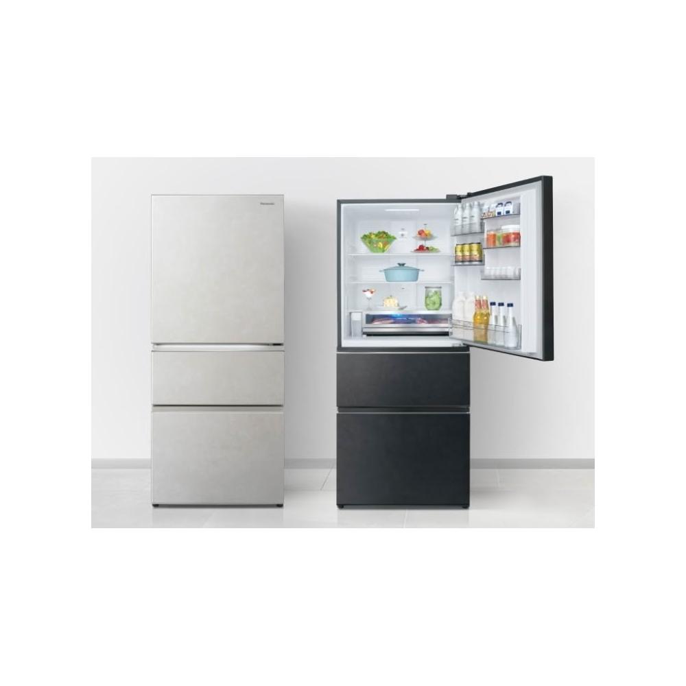 【Panasonic 國際牌】NR-C615XGS-W 610公升 三門變頻玻璃冰箱-雲岩白