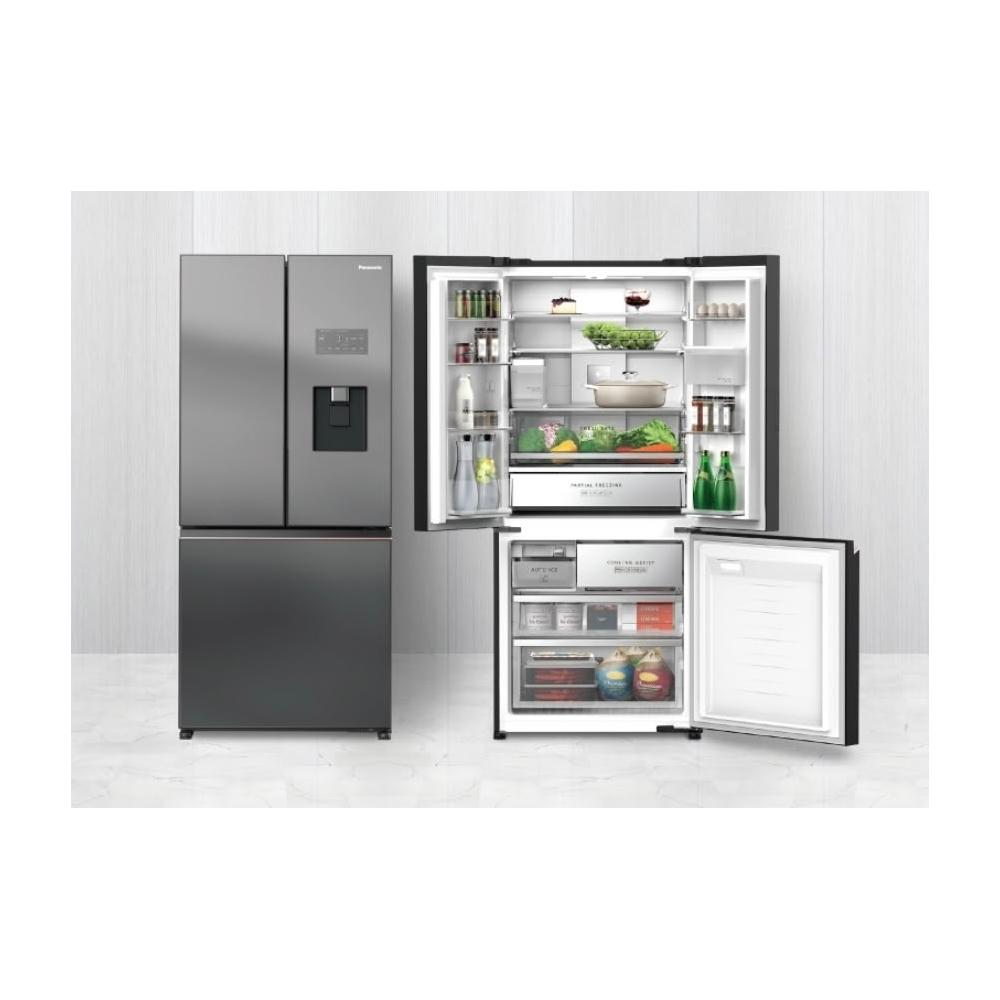 【Panasonic 國際牌】NR-C501PG-H1 495公升 三門變頻冰箱-極致灰