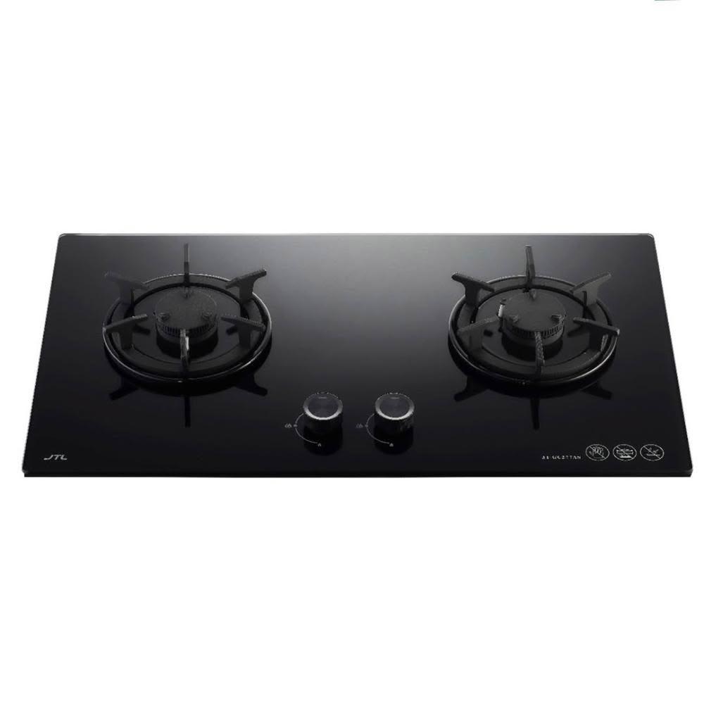 【喜特麗】JT-GC277AS 晶焱玻璃檯面爐 (含基本安裝)｜檯面爐｜黑玻｜一級能效｜鑄鐵爐架｜日製熱電偶｜瓦斯爐｜