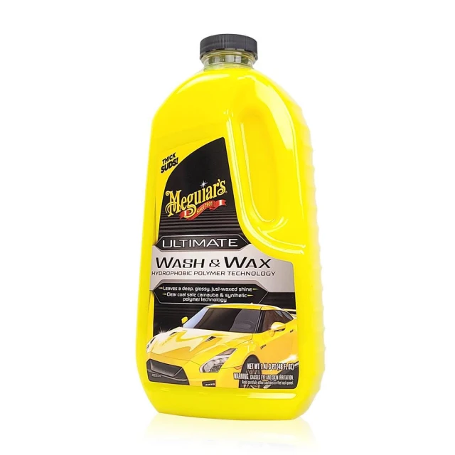 【Meguiars】Meguiar's 美光 洗車精｜G17748｜1420ml｜清潔上蠟雙效合一｜棕櫚蠟撥水配方｜庫柏蒂諾