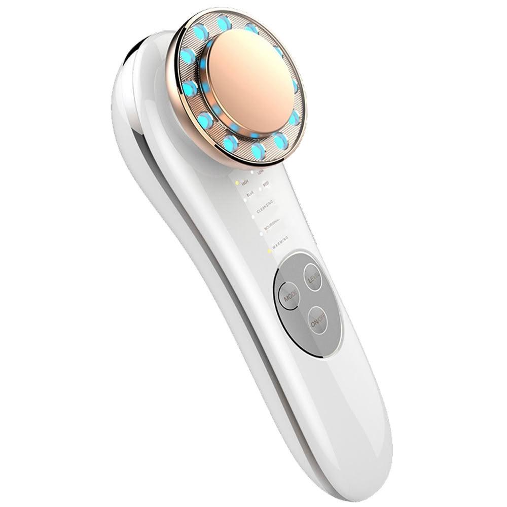 【PANATEC 沛莉緹】PANATEC 沛莉緹 彈力彩光溫熱緊致保濕清潔美容導入按摩儀 K-345