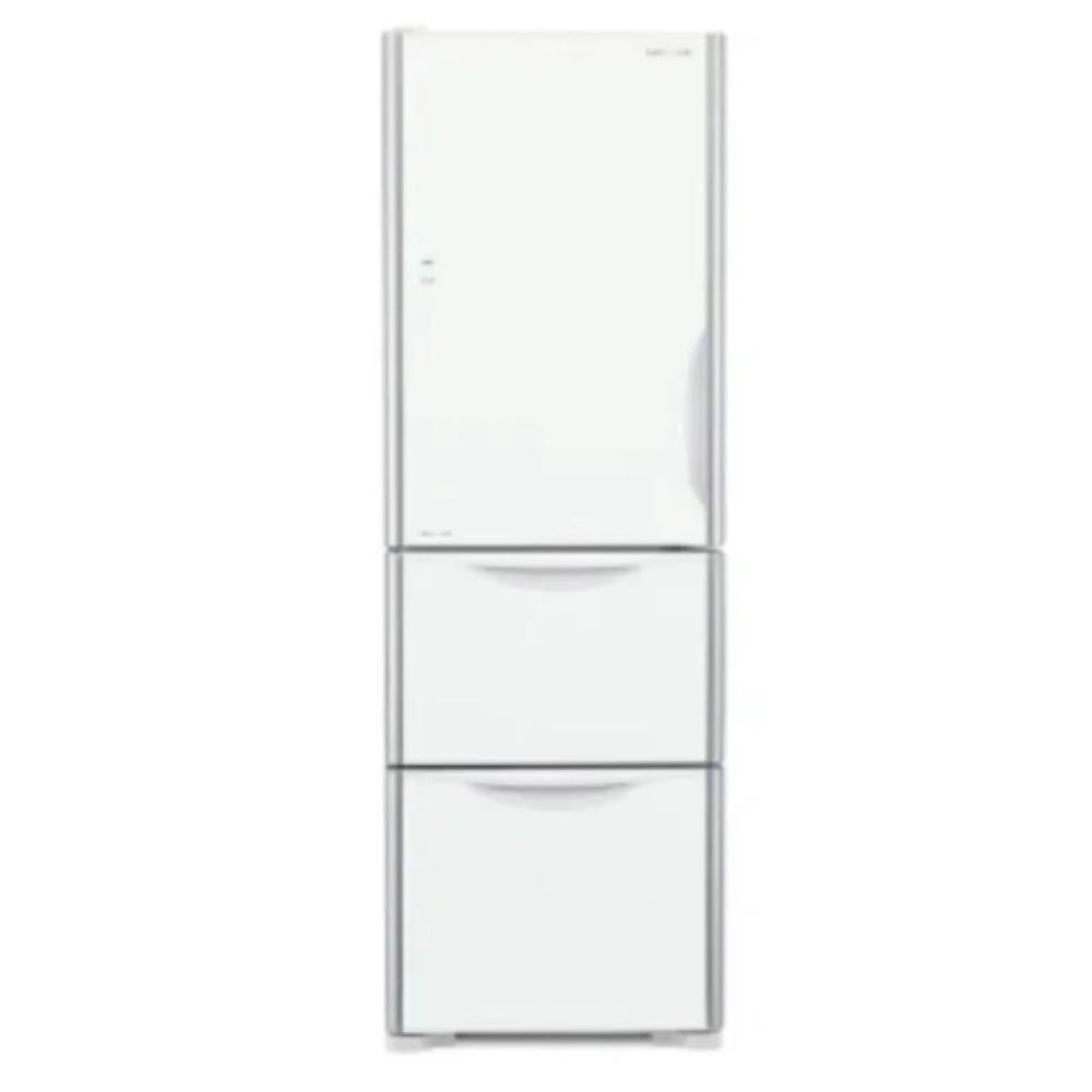 【HITACHI 日立】原廠控價~問問有優惠價 RG41B-GPW 394L一級能效變頻三門冰箱-琉璃白 (含基本安裝)