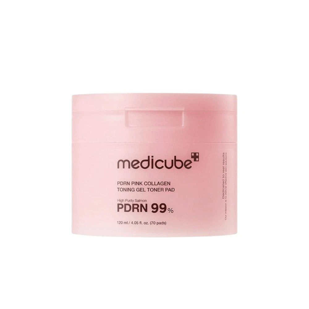 【Medicube】粉紅膠原凝膠爽膚棉片70片