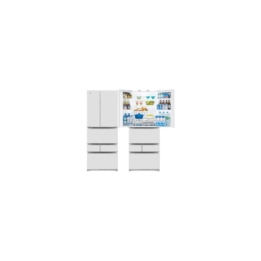 【TOSHIBA 東芝】GR-ZP550TFW(UW) 551L 無邊框玻璃六門變頻電冰箱 (含基本安裝)