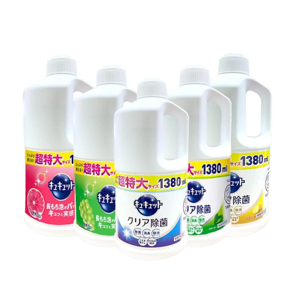 【JOEKI】花王洗碗精日本KAO 珂珂透 濃縮洗碗精補充瓶 1380ml 濃縮洗碗精 補充瓶 大容量