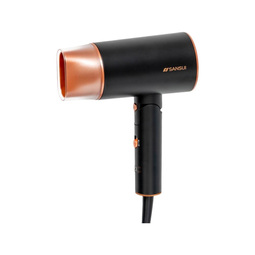 【SANSUI 山水】摺疊負離子吹風機 國際電壓 SH-GX96 贈收納袋
