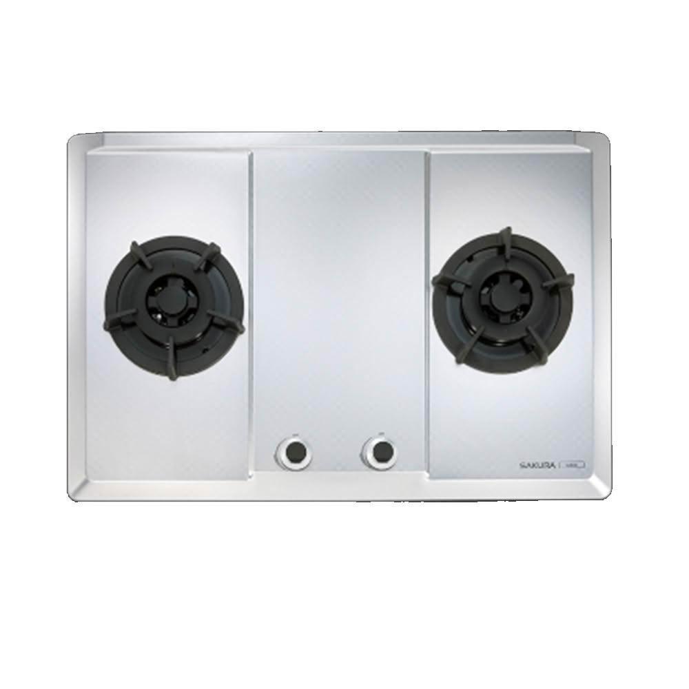 SAKURA櫻花 二口大面板易清檯面爐 G2623S(LPG)
