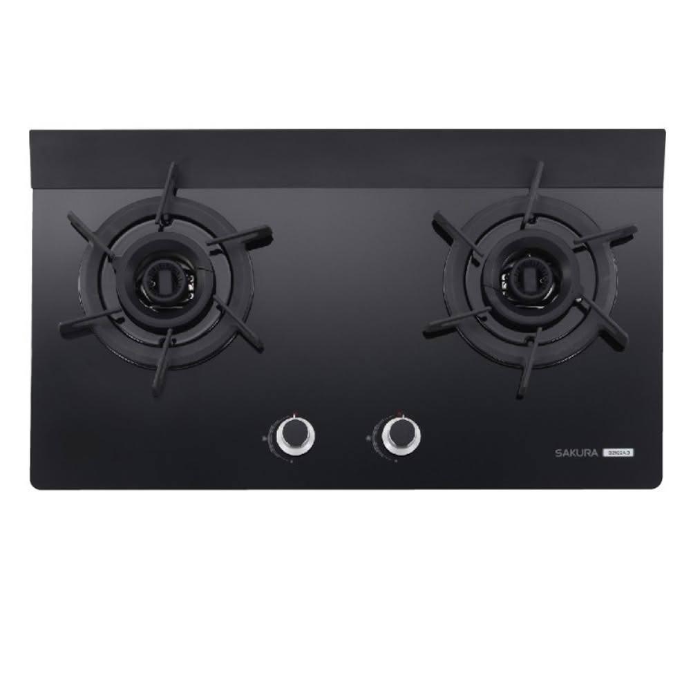 SAKURA櫻花 二口雙炫火玻璃檯面爐 G-2922AG(LPG)