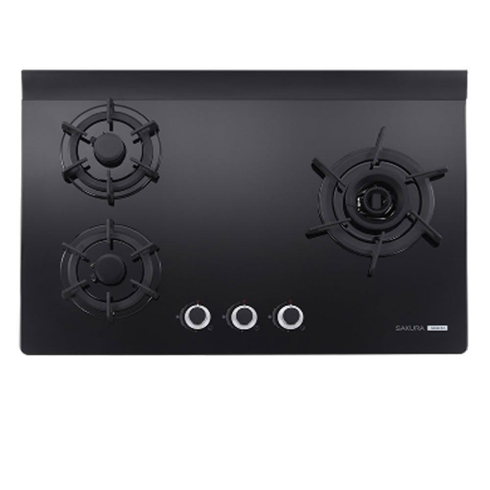 SAKURA櫻花 三口雙炫火玻璃檯面爐 G-2932AG(LPG)