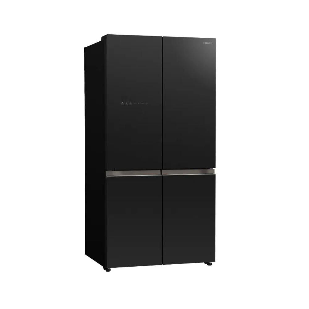 【HITACHI 日立】四門十字對開HR4N9713DFSVA冰箱GBKTW琉璃黑HR4N9713DFSVAGBKTW