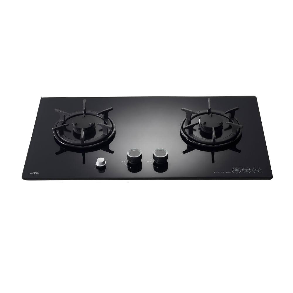 【喜特麗】(全省安裝)二口晶焱定時玻璃檯面爐瓦斯爐天然氣JT-GC277ASH-NG1