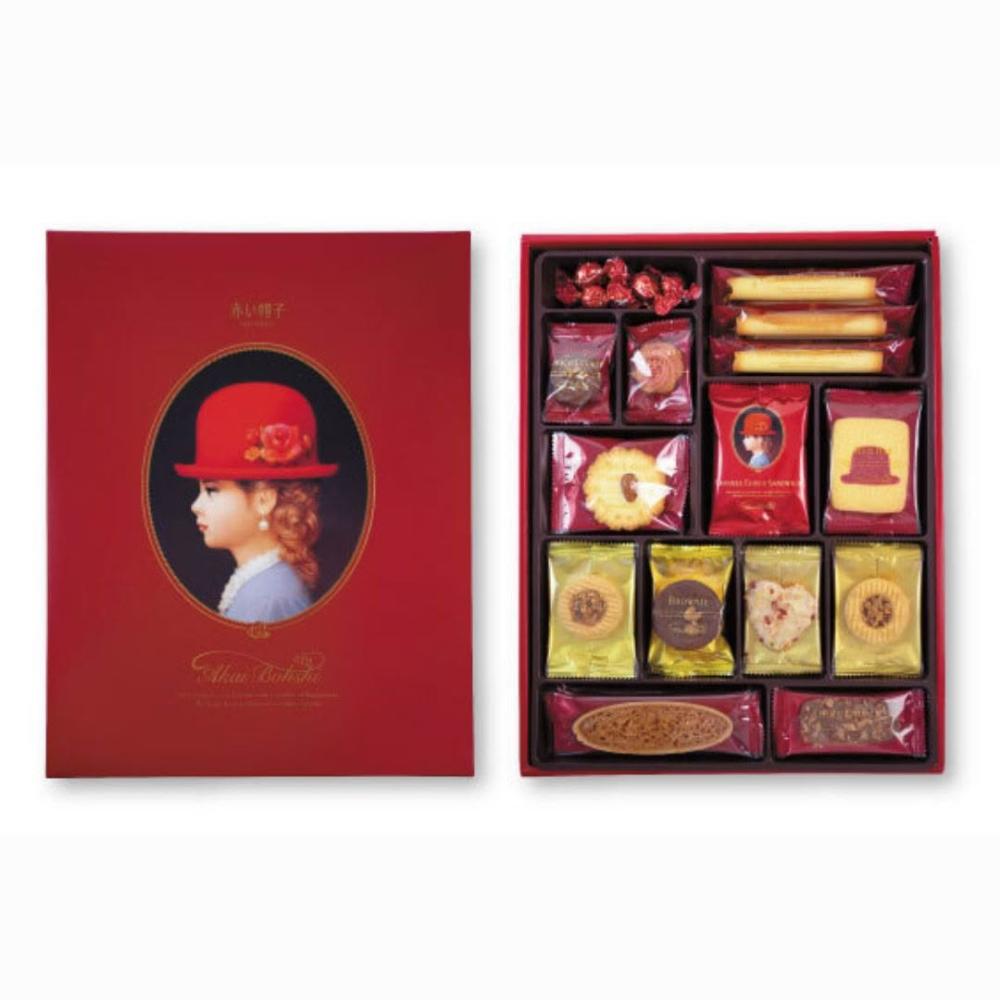 【紅帽子】12種餅乾紅色禮盒 45入 紅帽禮盒