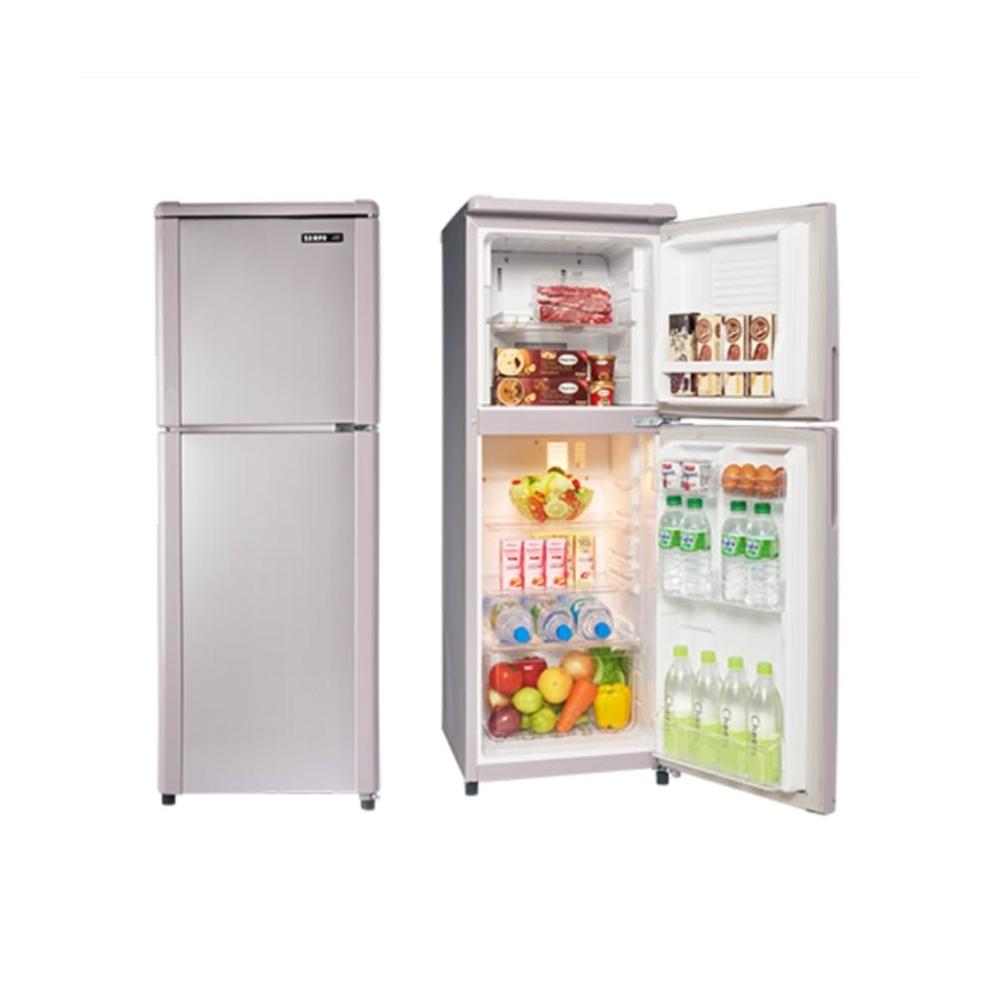 【SAMPO 聲寶】❞原廠控價,私訊有優惠❞ SR-C14Q(R6)  140公升 一級能效定頻雙門冰箱-紫燦銀