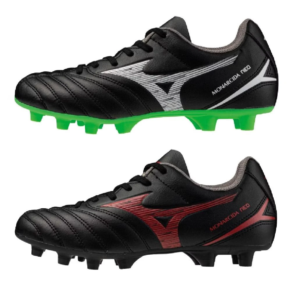 【MIZUNO 美津濃】【全方位運動用品】 MIZUNO 美津濃 MONARCIDA NEO 足球鞋 21-24公分 兒童 大釘 寬楦 版型偏小