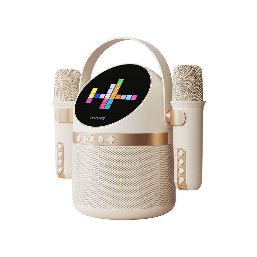 【Philips 飛利浦】HOME系列 小福麥AI智能K歌藍牙音箱 TAS2509WT