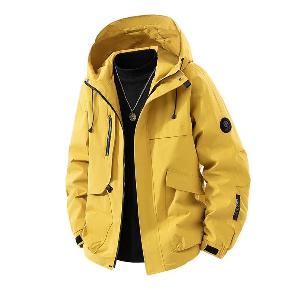 衝鋒外套男女大尺碼情侶衝鋒衣春秋季休閒青少年學生連帽外套夾克風衣釣魚外套戶外防暴雨登山工作服男女款防風防水保暖外套