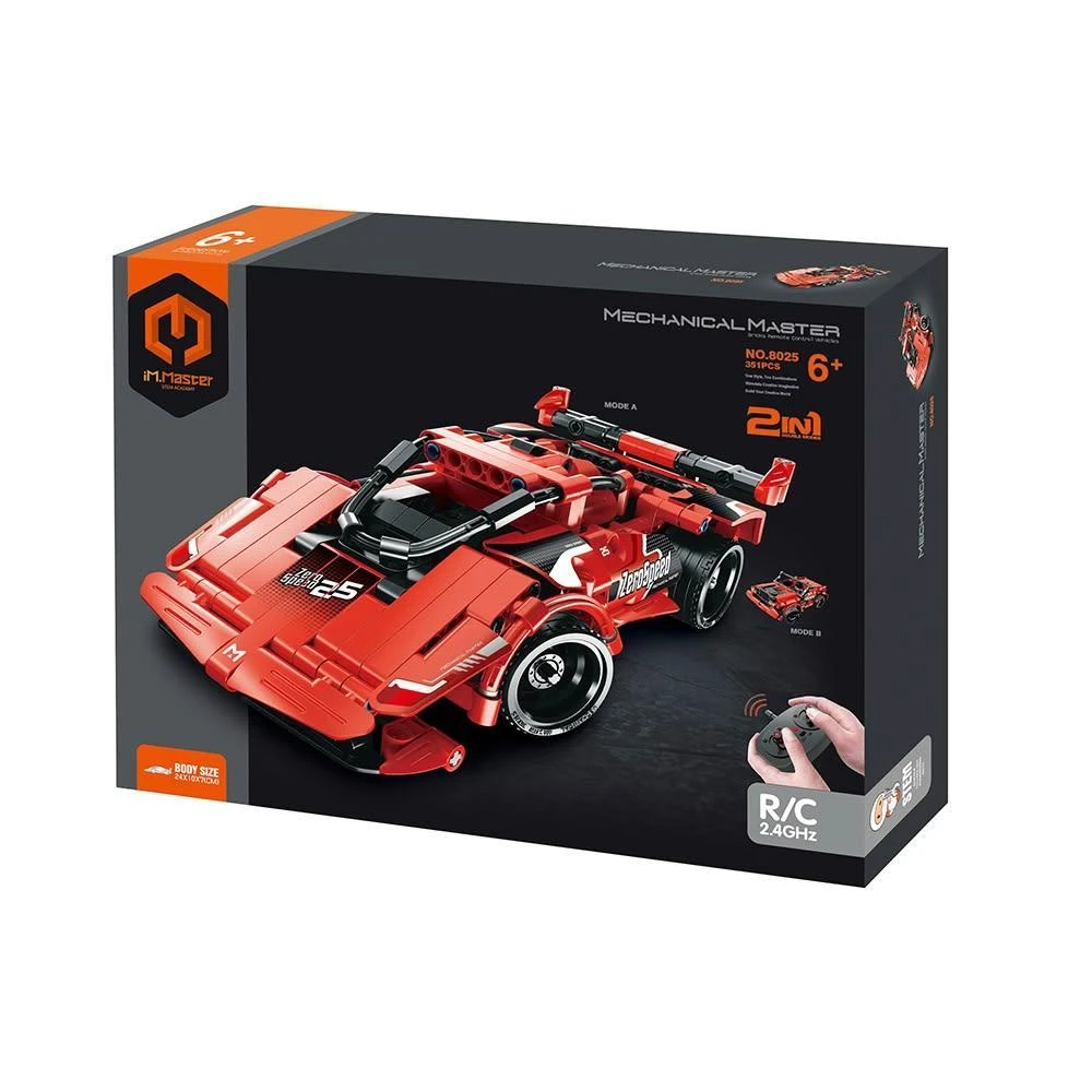 【iM.Master】8025 遙控超級跑車2合1 351pcs(積木 收藏 送禮 擺飾)
