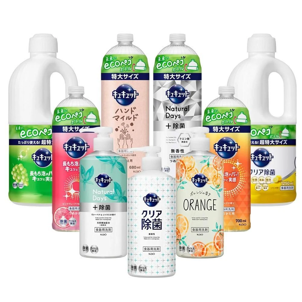 【Kao 花王】日本 珂珂透 除菌高效洗碗精 多款任選/平輸商品