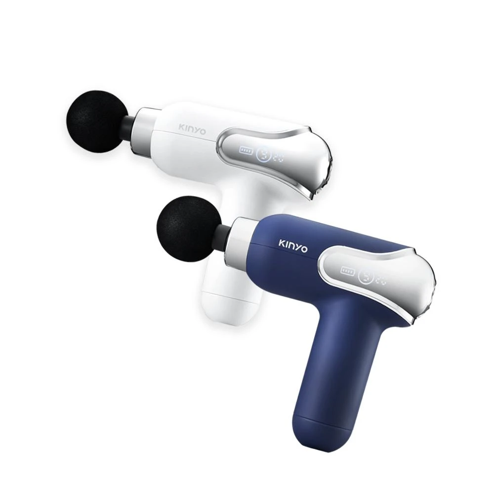 【KINYO】★官方直營★螢幕顯示9段舒緩筋膜槍 四件組 (FG-65)