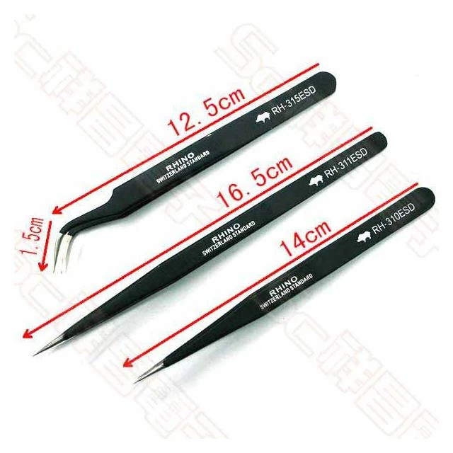 PRO RHINO TOOLS 犀牛 RH-310 RH-311 RH-314 RH-315 防靜電 小鑷子 小夾子