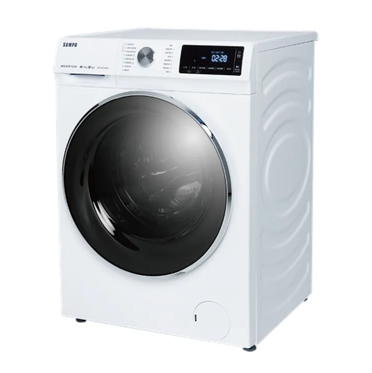 【SAMPO 聲寶】❞原廠控價,私訊有優惠❞ ES-ND10DH 10KG 變頻滾筒洗衣機-鈦金白