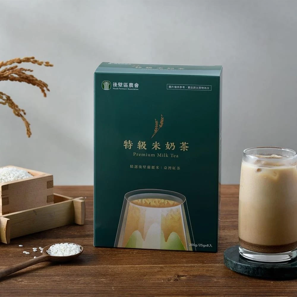 【農會】後壁特級米奶茶(200gx8條/盒)
