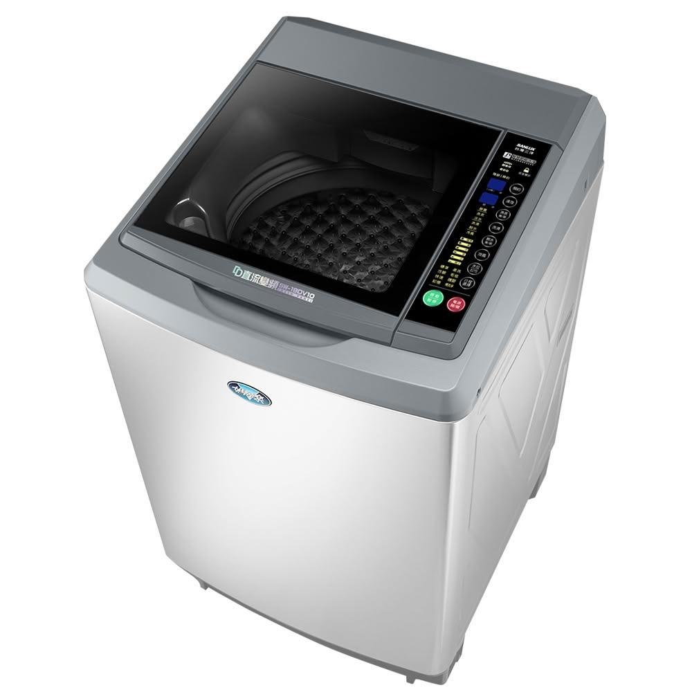 【SANLUX 台灣三洋】15公斤超音波按鍵式變頻直立式洗衣機SW-15DV10(含基本安裝+舊機回收)