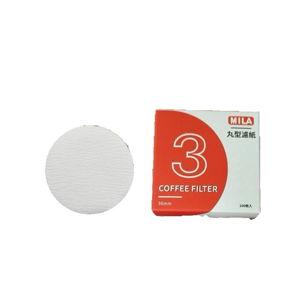 【MILA】丸型濾紙 圓型濾紙 3/6/9號 100枚入 冰滴壺 摩卡壺可使用
