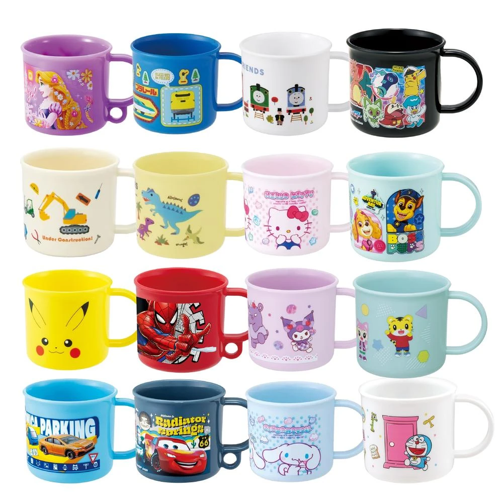 【Skater】日本製 兒童飲水杯 兒童水杯 水杯 飲水杯 喝水杯 抗菌 牙刷杯 漱口杯 杯子 寶可夢 酷洛米 哆啦A夢 蜘蛛人