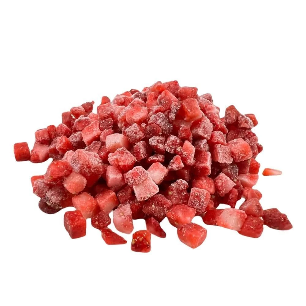 【誠麗莓果】IQF急速冷凍草莓丁(10mm*10mm切丁)共兩種規格500g/1KG