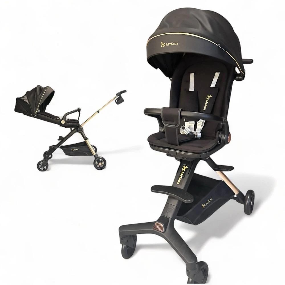 【Mykidz】 兒童推車-W1推車( 高景觀 /溜娃神器/好評有送好禮)