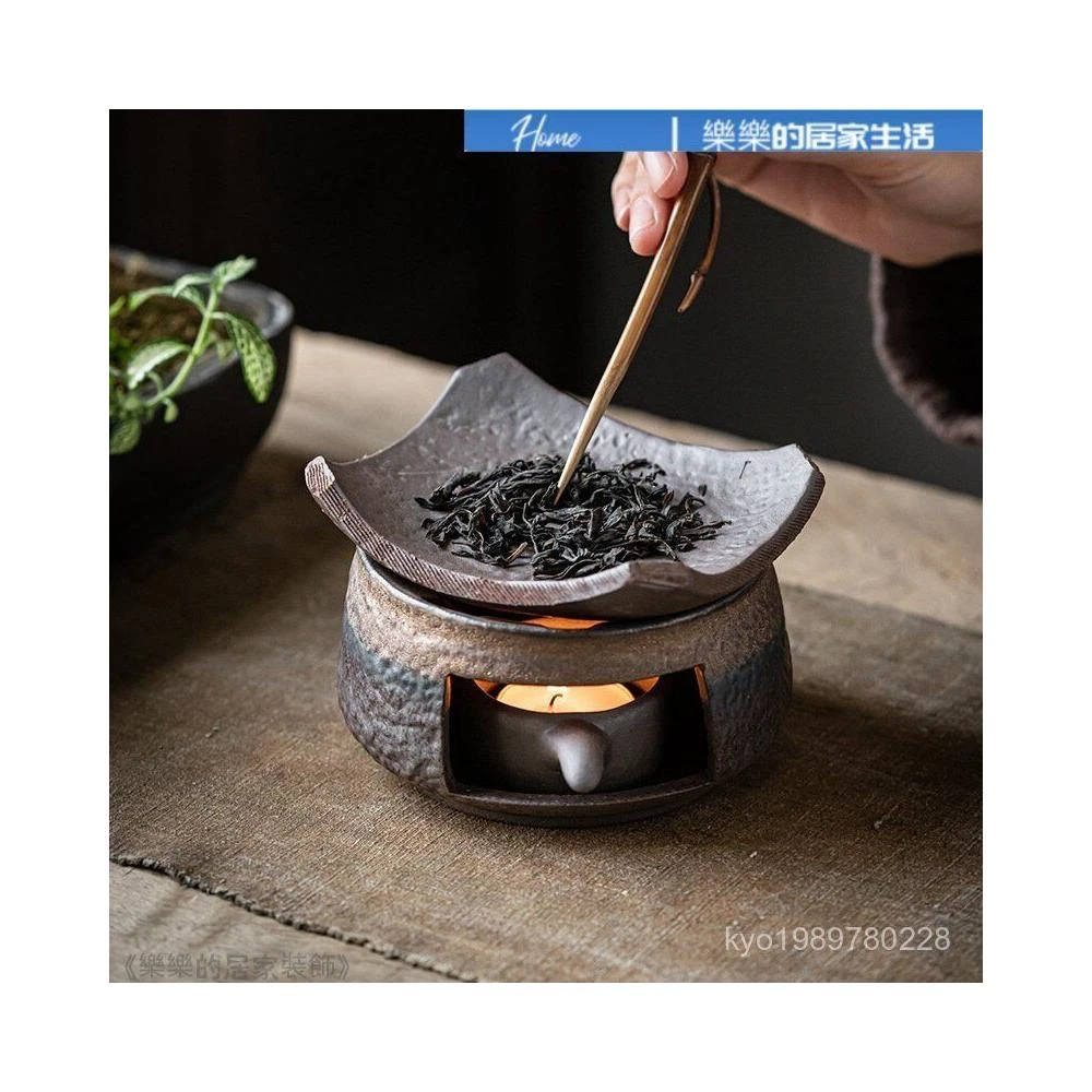 茶具 茶具組 茶具配件 茶具套 烤茶爐蠟燭溫茶爐加熱底座小衆高級感雪鬆香薰爐烘烤爐擴香爐