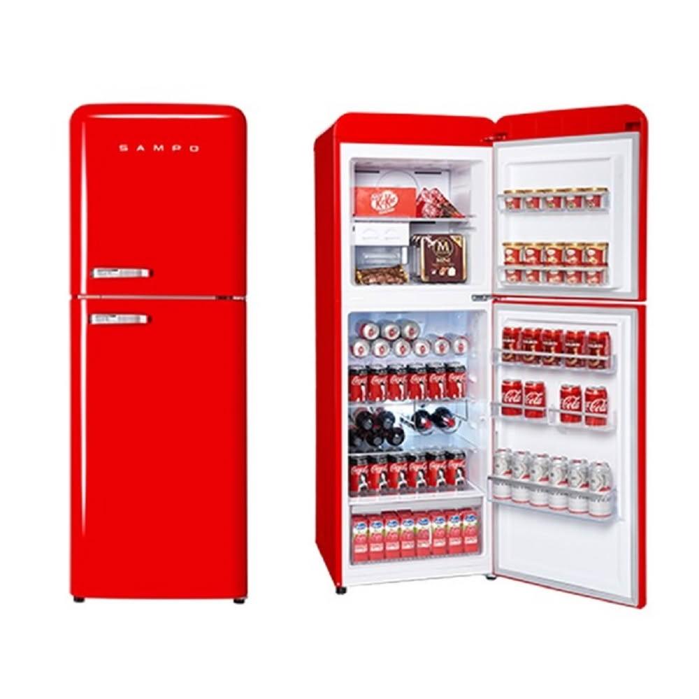 【SAMPO 聲寶】210L雙門一級能變頻冰箱 SR-C21D-含基本安裝+舊機回收