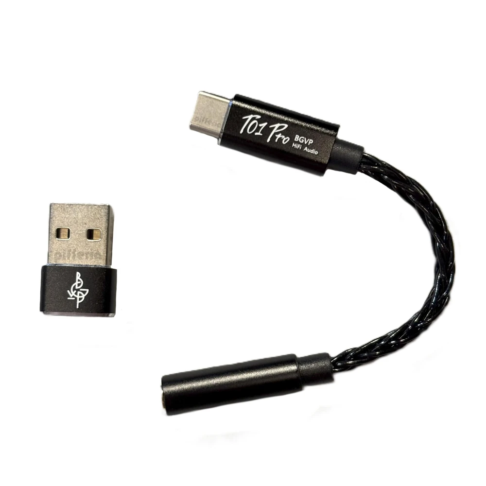 BGVP T01 PRO 隨身耳擴 DAC 小尾巴 轉接頭(TYPEC 3.5mm 台灣公司貨)