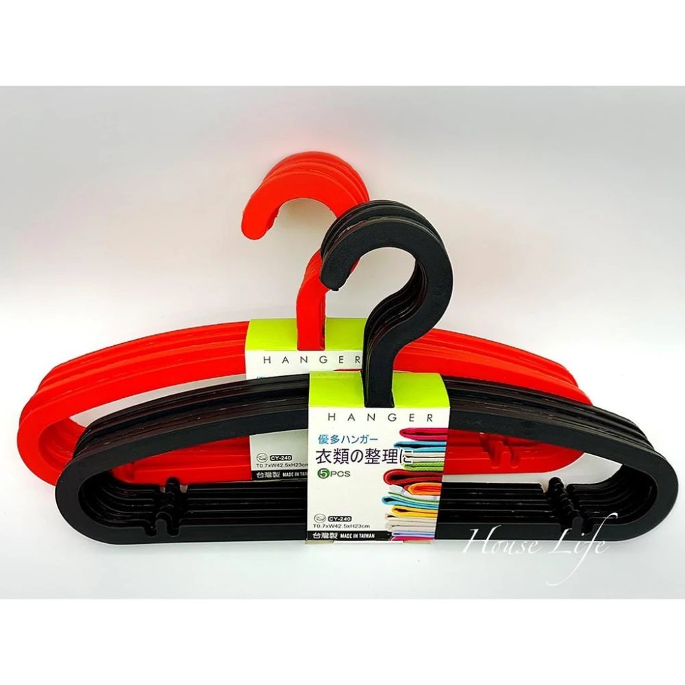 台灣製造 優多衣架42cm/5入