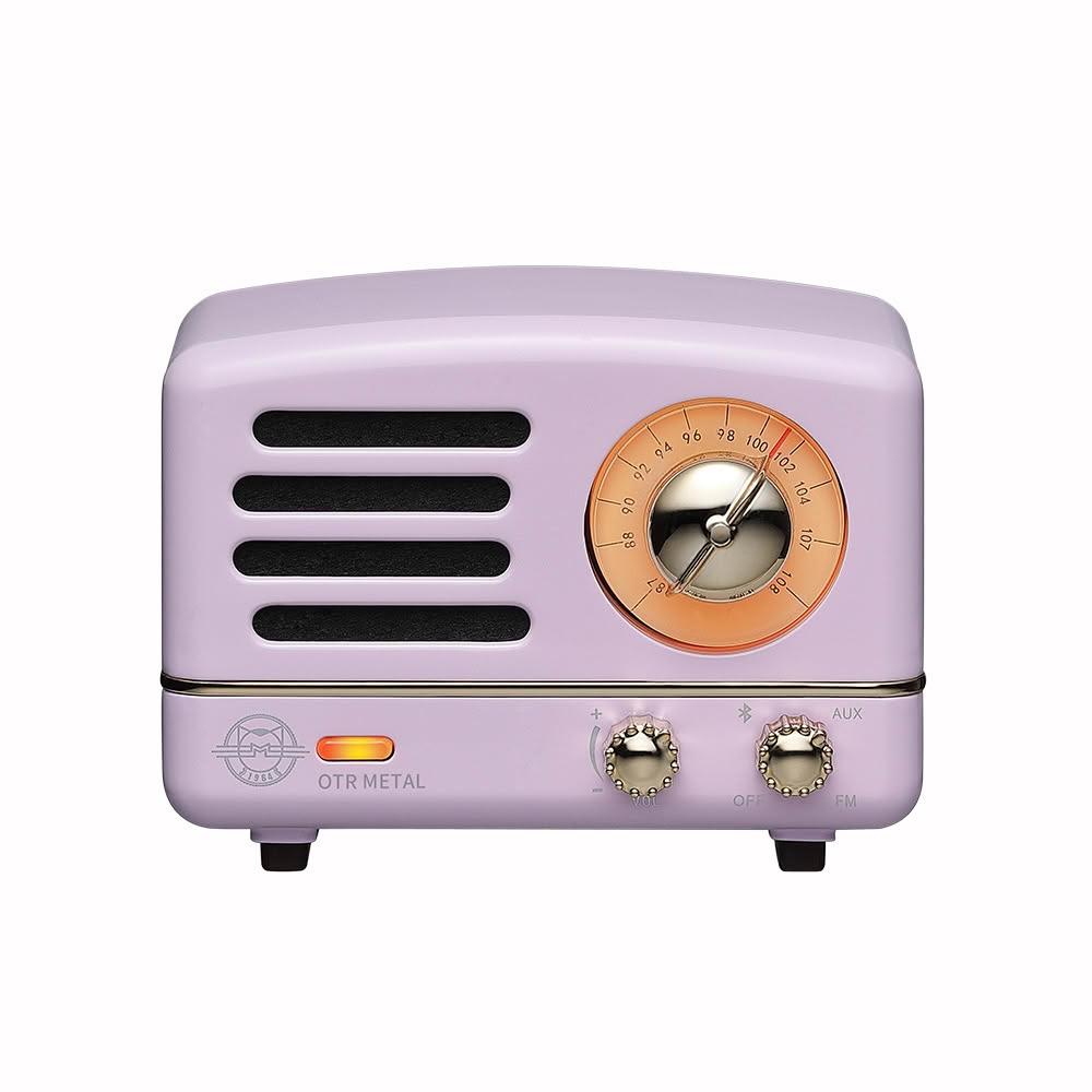【MUZEN】OTR經典復刻藍牙音響收音機-經典版-普羅旺斯紫【福利品B級】